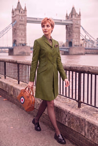 Skinhead Golden Green Women's Long Suit 1960's