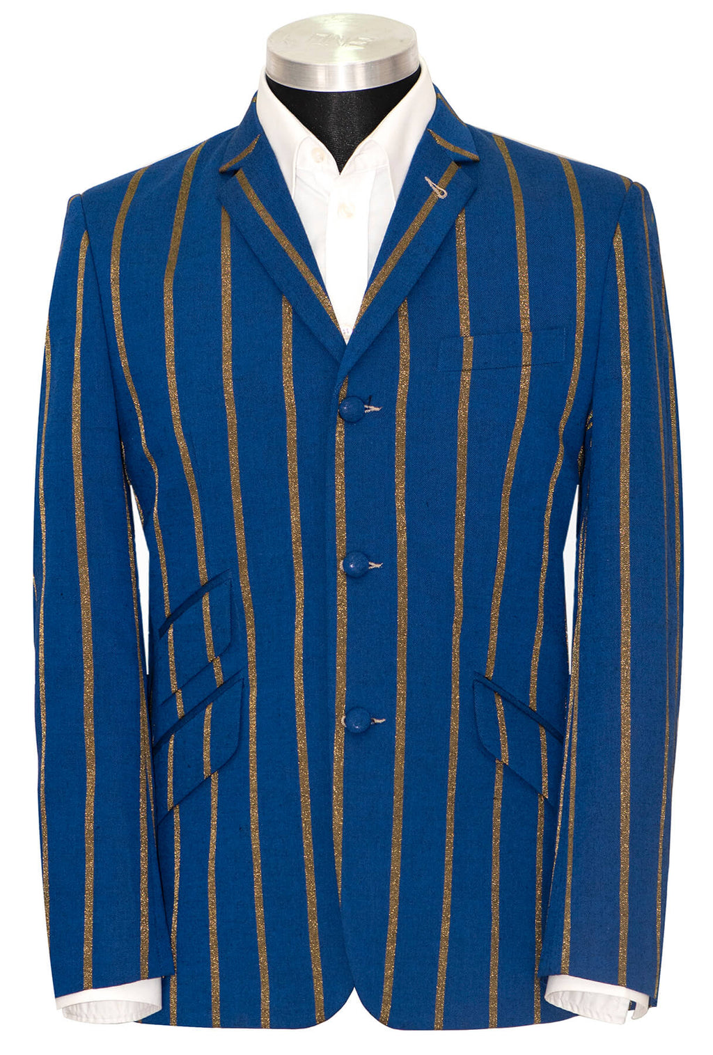 Dave Wright Gold Stripe in Blue Boating Mod Blazer | 1960's Retro Mod ...