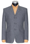 Smith Herringbone 1960's Grey Mod Blazer