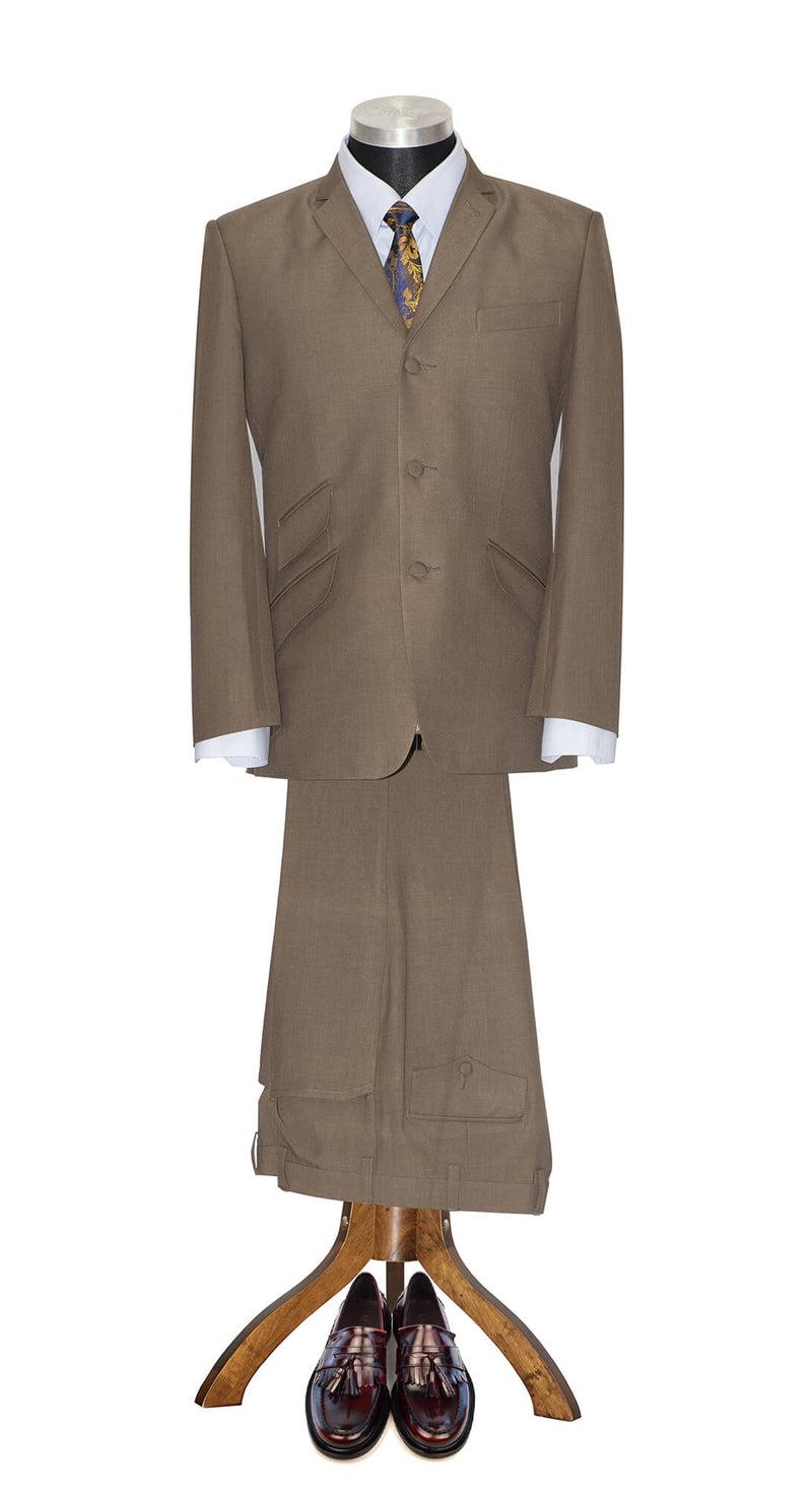 Jim Spencer Hazelnut Colour Mod Suit 1960's