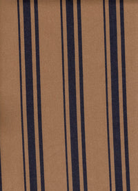 Weller 60's Style Navy stripes in brown Boating Blazer