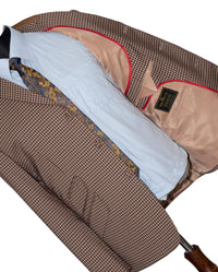 Jim Rodford Brown Gingham Check Mod Suit