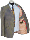 Ian Gibbons Green Gingham Check Wool Suit