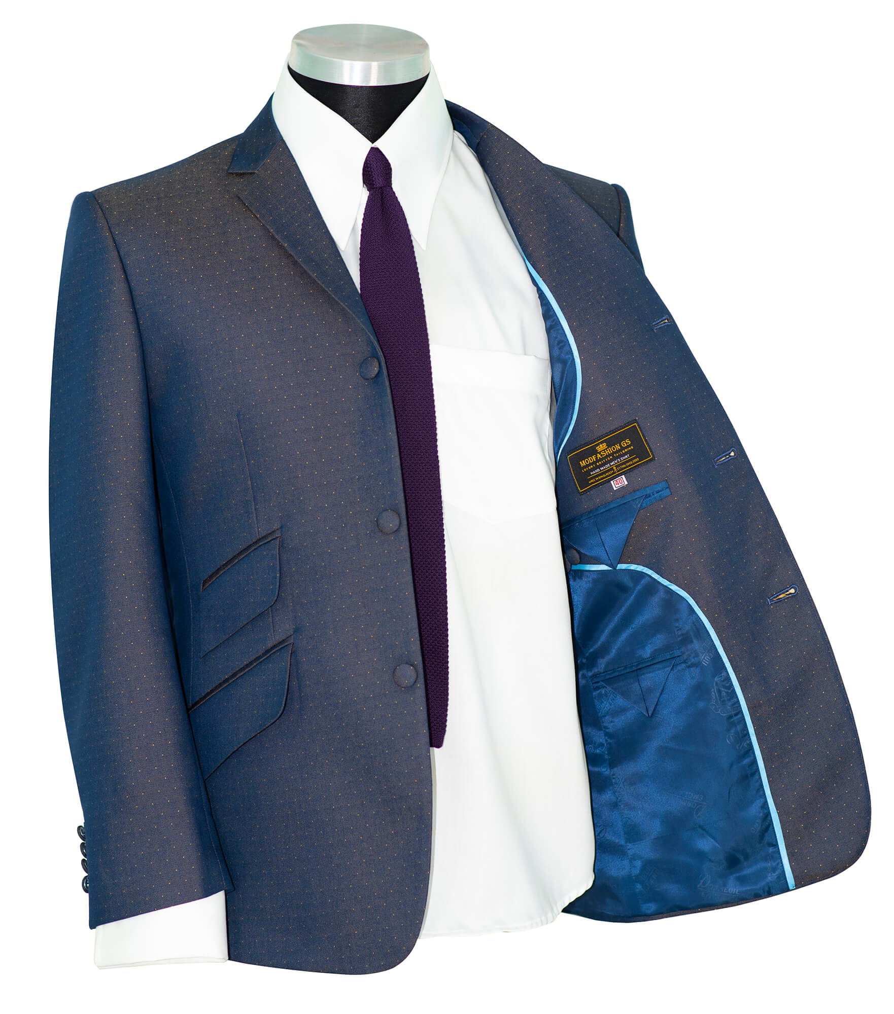 John Lennon Golden Blue 2 Tone Tonic Suit