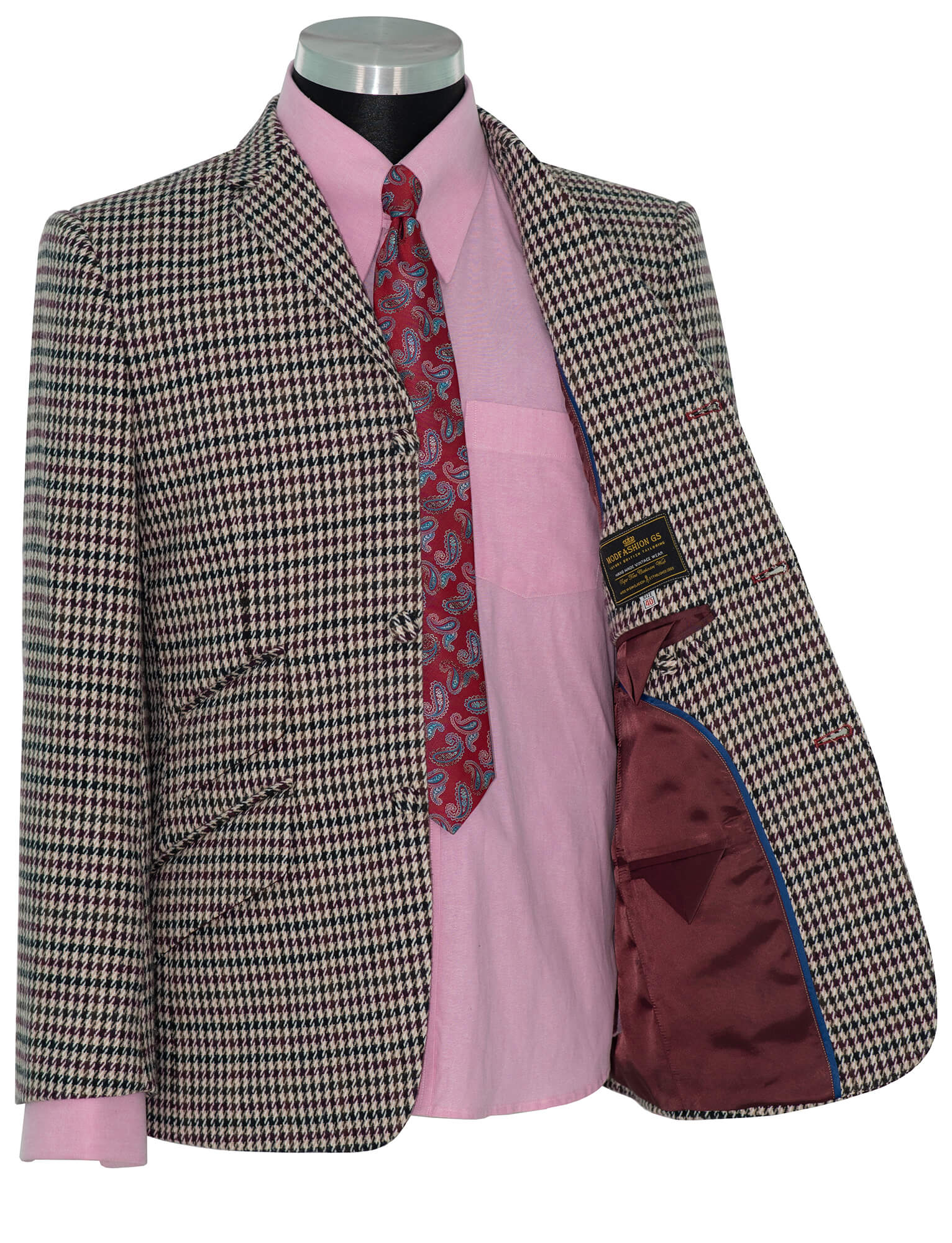 Pete Best Hounds Tooth Mod Suit 1960's