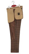 Ricky Huxley Tweed Brown Check Suit 1960's