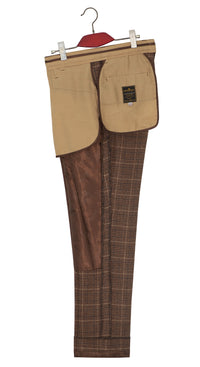 Ricky Huxley Tweed Brown Check Suit 1960's
