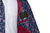 Steve Marriott 60's Navy Blue Purple Paisley Mod Blazer
