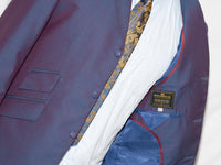 Billy Preston Wine & Blue Mohair 2 Tone Suit
