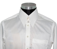 Tab Collar White Mod Shirt