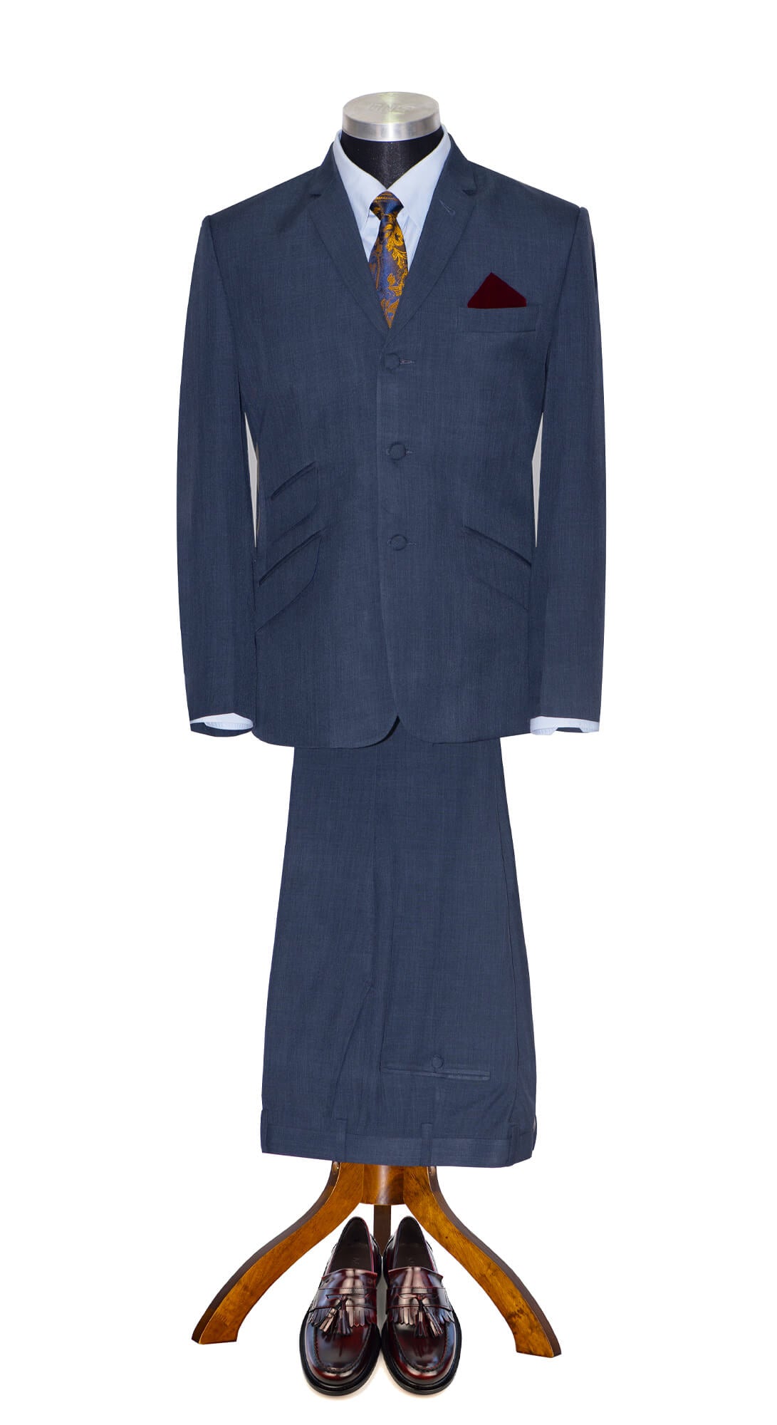 Charlie Watts King Blue Mod Suit 60's