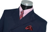 David Waller 3/6 Button Navy Blue Double Breasted Mod Suit