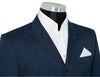 Weller Midnight Blue Peak Lapel 4 Button Mod Suit
