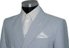 SALE Weller Sky Stripe Double Breasted 3/6 Button Mod Suit (40 Regular, Trouser 34, I.L.30)
