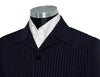 The Beatles Navy Blue Pin Stripe Mod Blazer