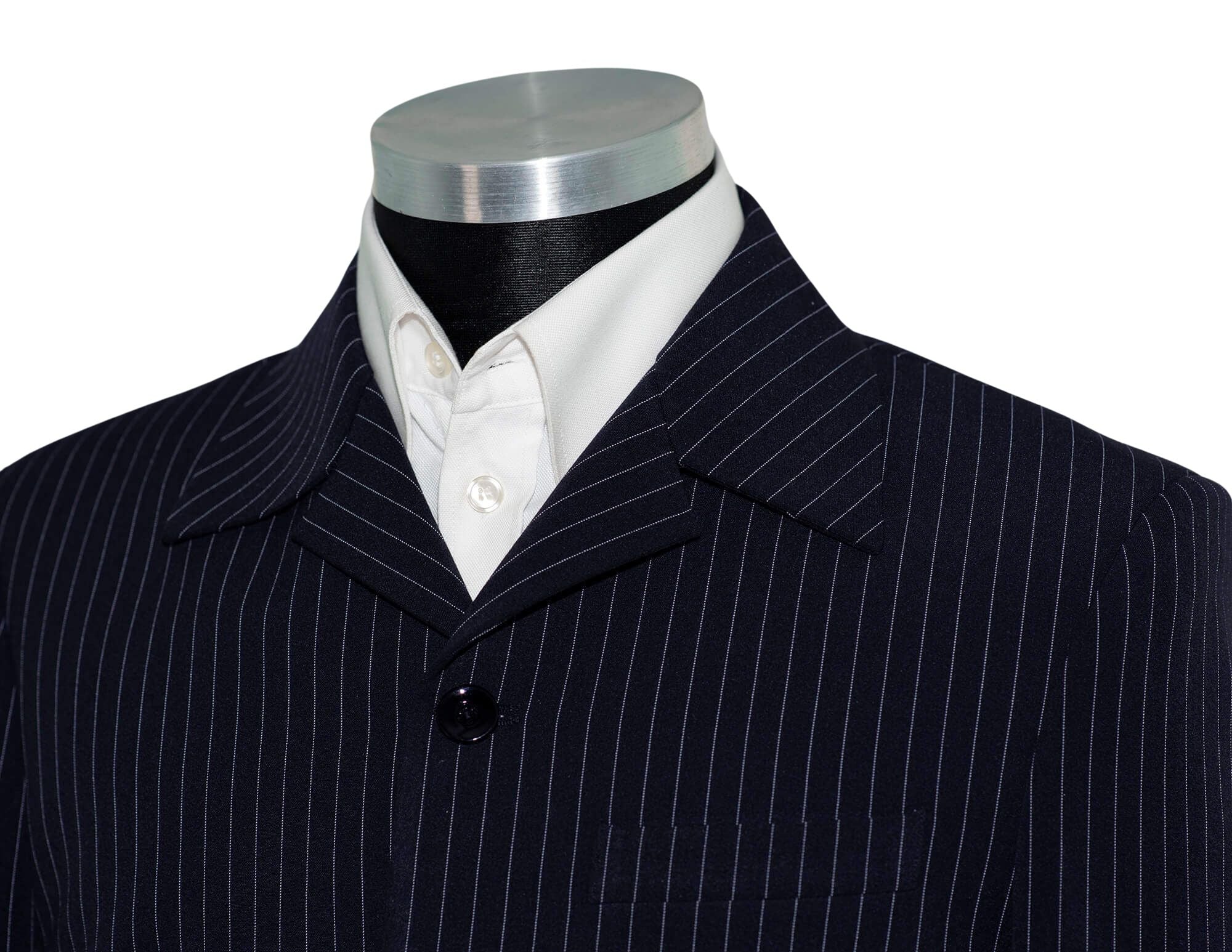 The Beatles Navy Blue Pin Stripe Mod Blazer
