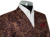 Steve Marriott 65's Brown Contrast Paisley Mod Blazer