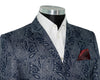 Steve Marriott 60's Navy Blue Paisley Mod Blazer