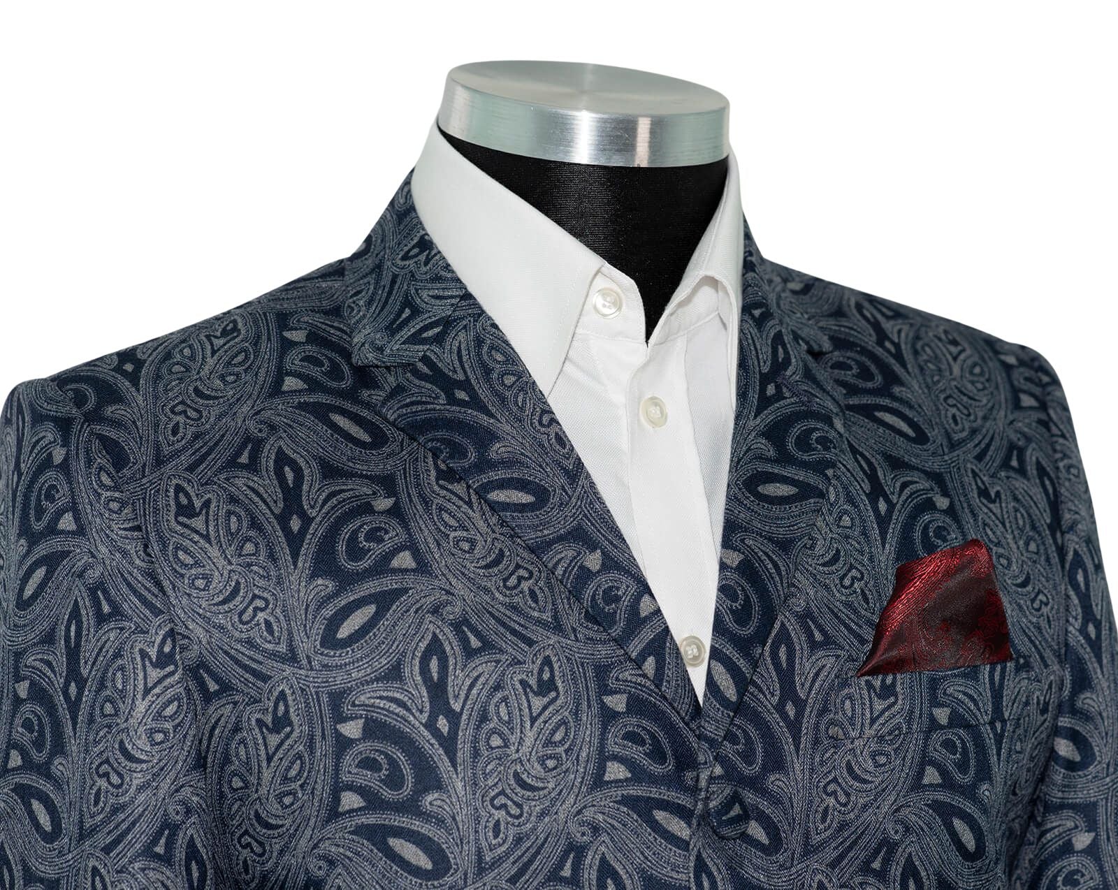 Steve Marriott 60's Navy Blue Paisley Mod Blazer