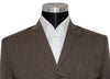 Peter Cowap Flannel Wool Brown Mod Suit