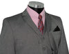 John Dalton Grey Herringbone 3 Piece Mod Suit