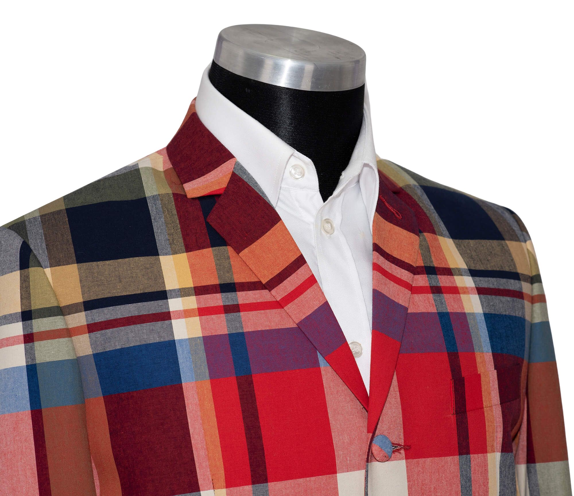 Steve Marriott Madras Check Multicolour Mod Blazer