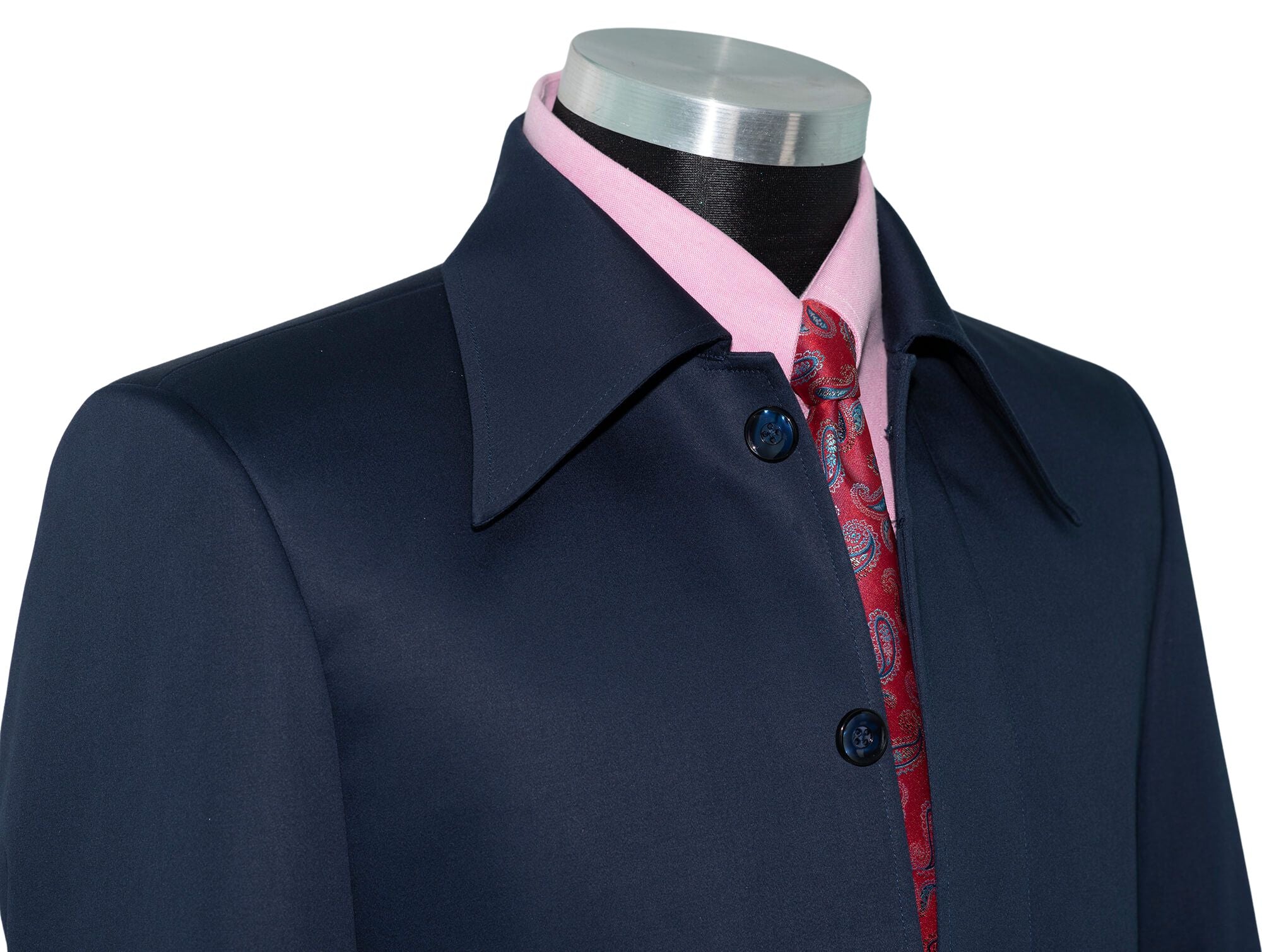 Navy Blue Mac Men's Overcoat