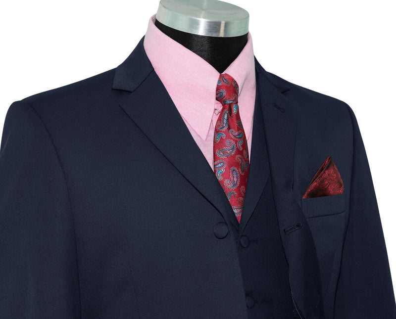 John Entwistle Navy Blue 3 Piece Mod Suit