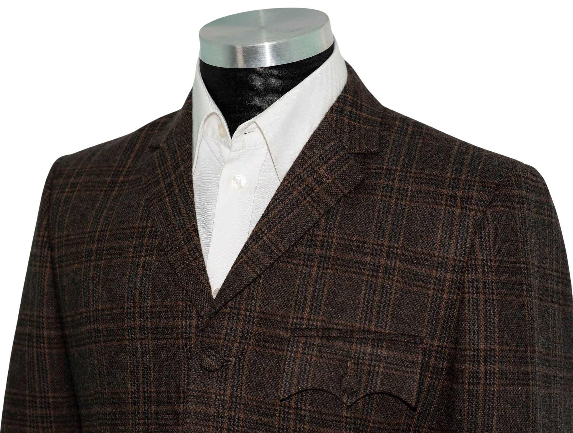 Pete Townshend Tweed Chocolate Brown Mod Jacket