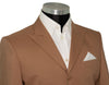 SALE John Steel Tawny Brown Peak Lapel 3 Button Mod Blazer (40 Regular)