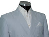 SALE Weller Sky Stripe Double Breasted 3/6 Button Mod Suit (40 Regular, Trouser 34, I.L.30)
