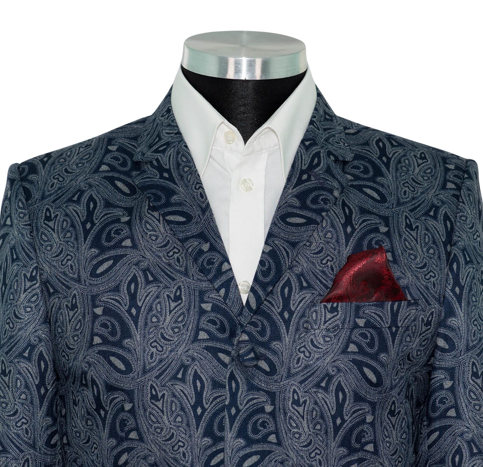 Steve Marriott 60's Navy Blue Paisley Mod Blazer