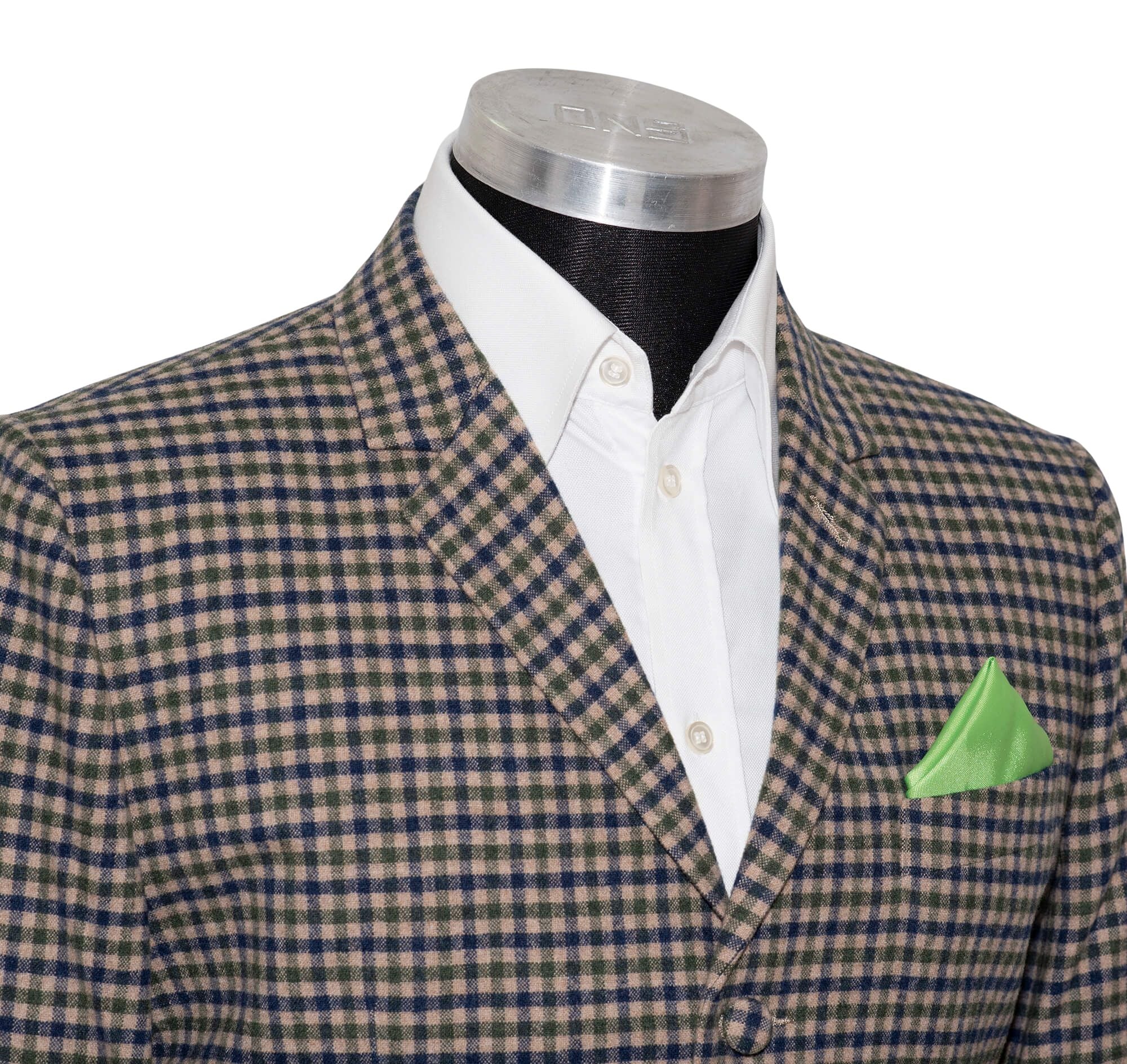 Keith Relf Green Blue Gingham Mod Blazer