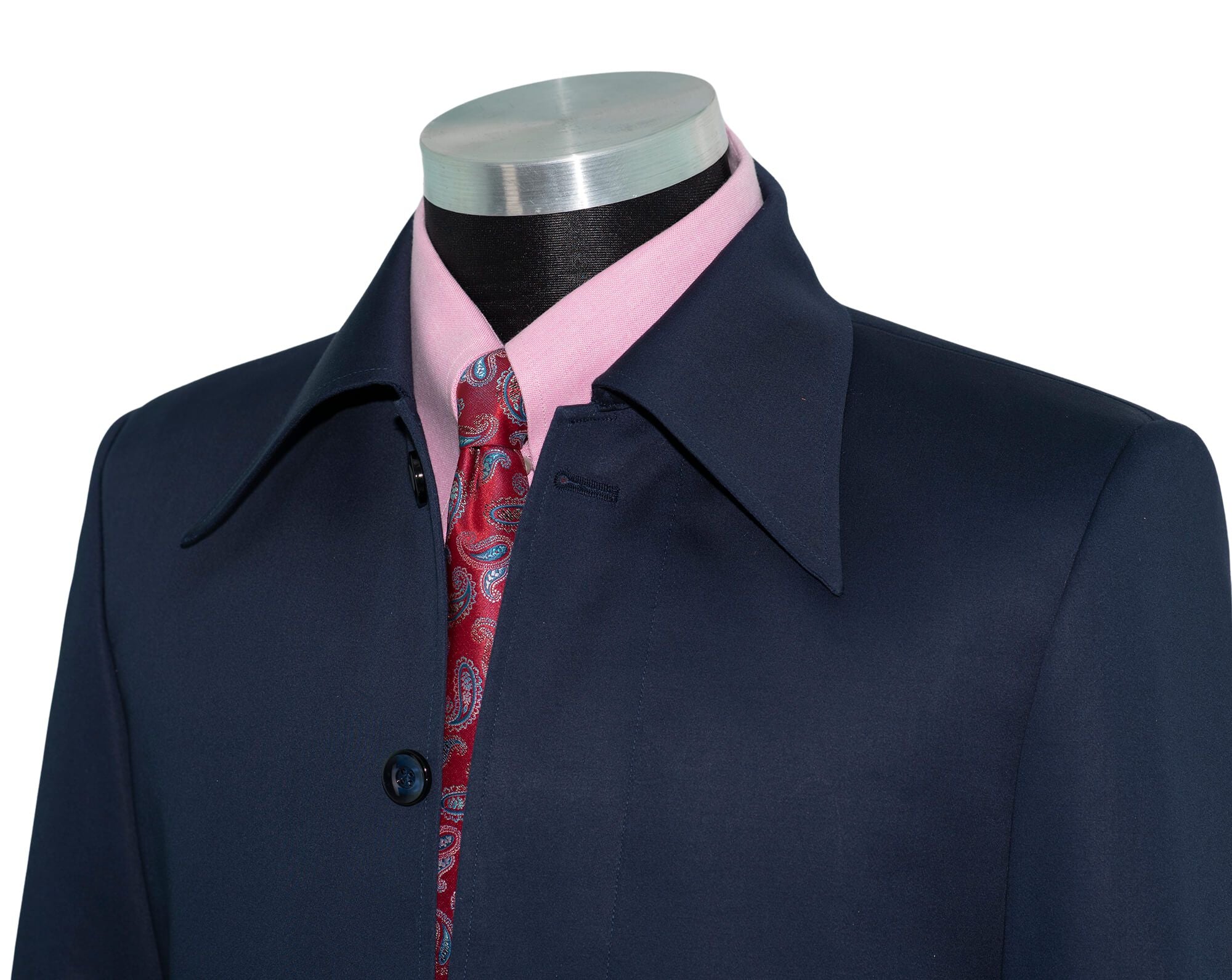 Navy Blue Mac Men's Overcoat