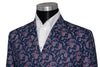 Steve Marriott 60's Navy Blue Purple Paisley Mod Blazer