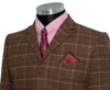Ricky Huxley Tweed Brown Check Suit 1960's