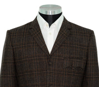 Pete Townshend Tweed Chocolate Brown Mod Jacket