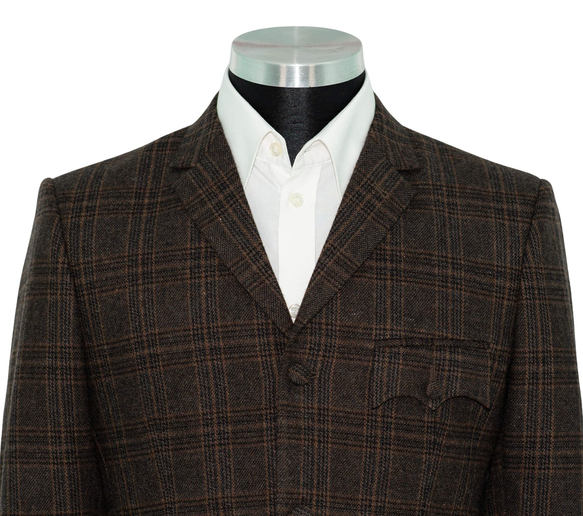 Pete Townshend Tweed Chocolate Brown Mod Jacket