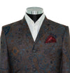 Steve Marriott 65's Navy Blue Contrast Paisley Mod Blazer