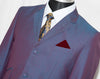 Billy Preston Wine & Blue Mohair 2 Tone Suit