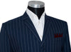 Rick Buckler Wool White Stripe Navy Boating Mod Blazer