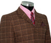 Ricky Huxley Tweed Brown Check Suit 1960's