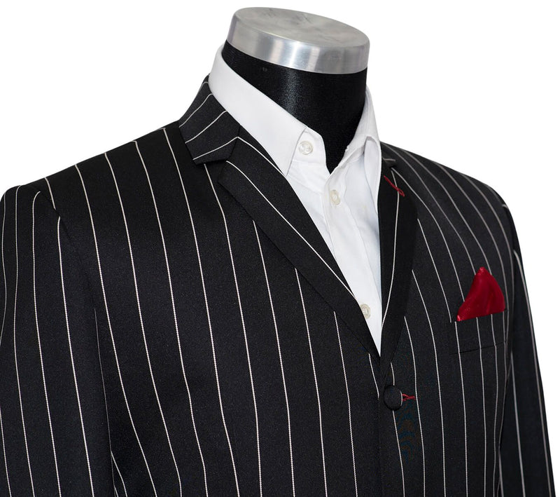 Mod Boating Jacket Weller 1960's Style White Striped in Black Boating Mod Blazer | 1960's ...