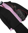 Paul Weller 3/6 Button Black Double Breasted Mod Suit