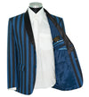 Jimmy Blue & Black Striped Boating Mod Blazer