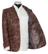 Steve Marriott 65's Brown Contrast Paisley Mod Blazer