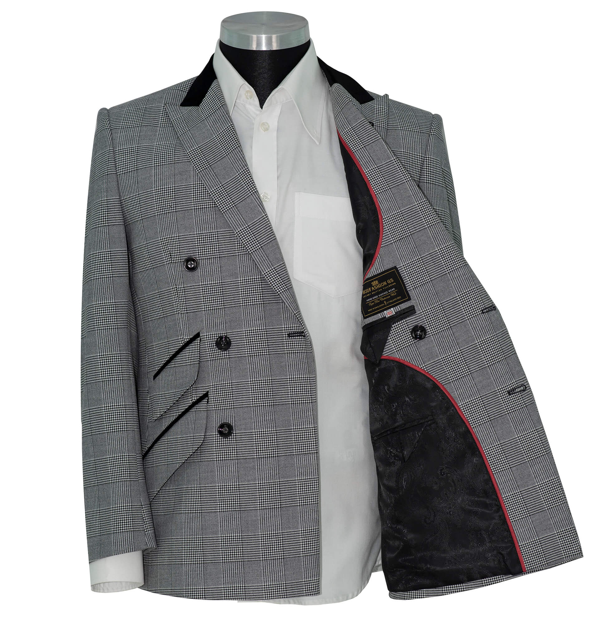 Ray Davies Peak Lapel Double Breasted Mod Suit