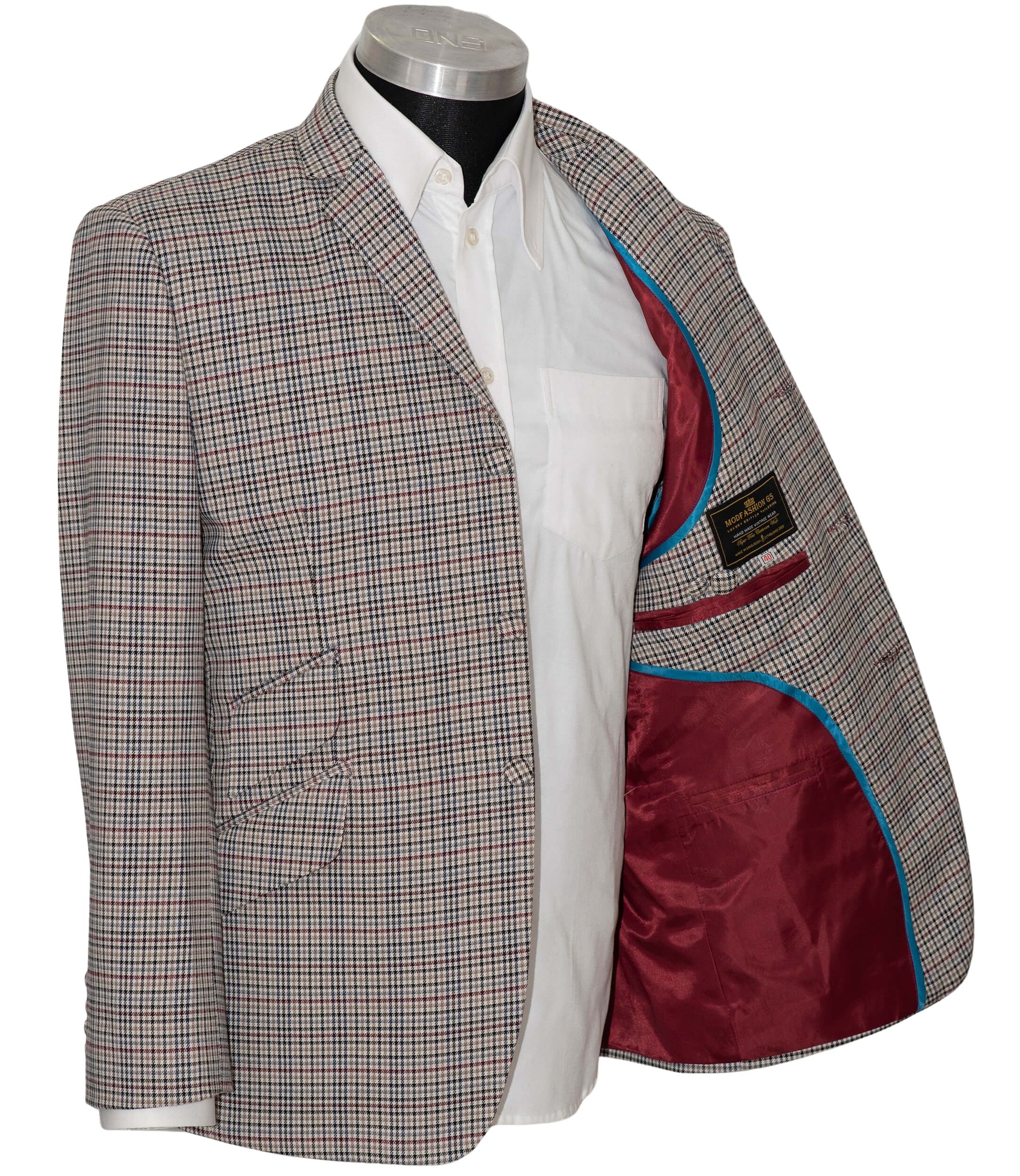 Derek Leckenby Gun Club Check Grey Mod Suit 1960's
