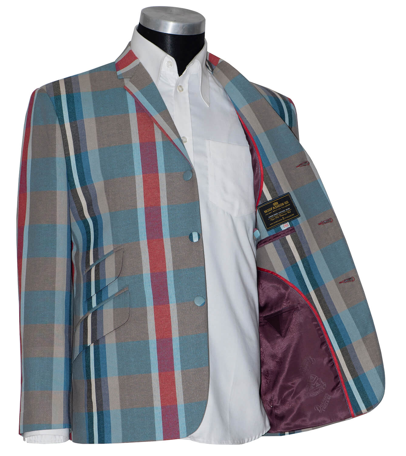 John Gosling 60's Fashion Madras Mod Jacket