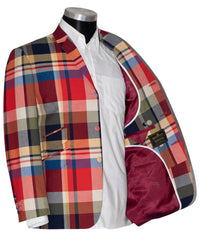 Steve Marriott Madras Check Multicolour Mod Blazer